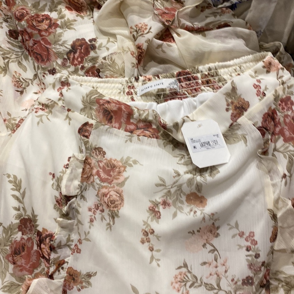 Altar’d State Floral Maxi Isabella Skirt XL NWT - Picture 5 of 7